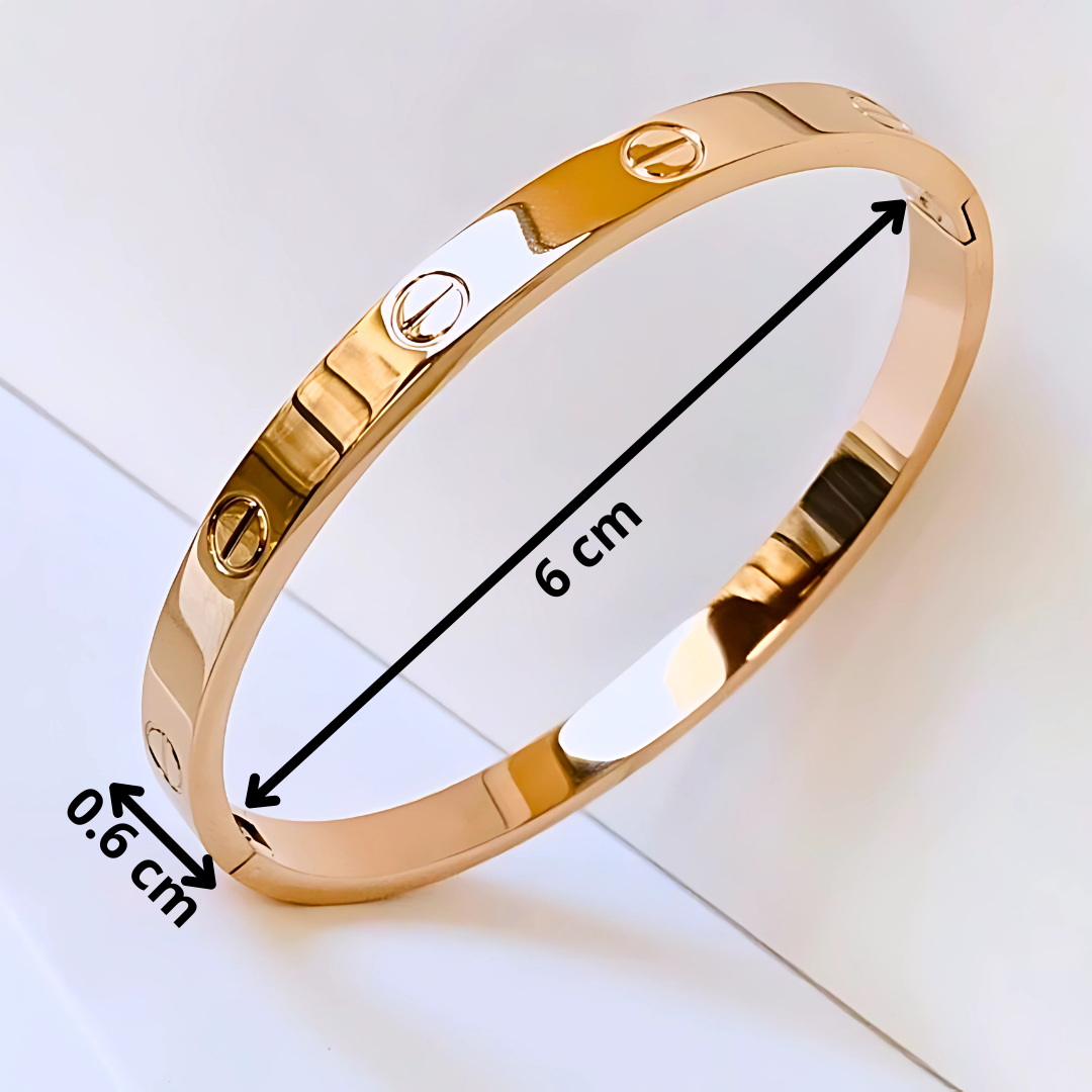 Zlatna narukvica Ljubavi s „šarafić‑ključem” – simbol povezanosti